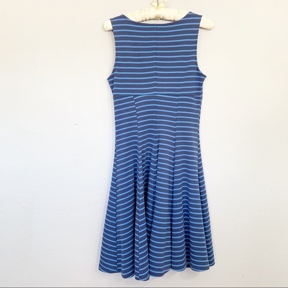 PETER SOM DESIGN NATION Striped Fit & Flare Dress - Picture 3 of 7